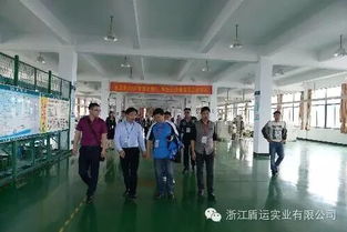 中国地暖看厂团来盾运实业考察